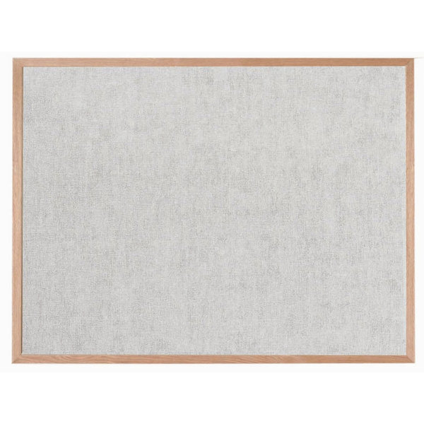 Aarco Burlap Weave Wall Mounted Bulletin Board Wayfair